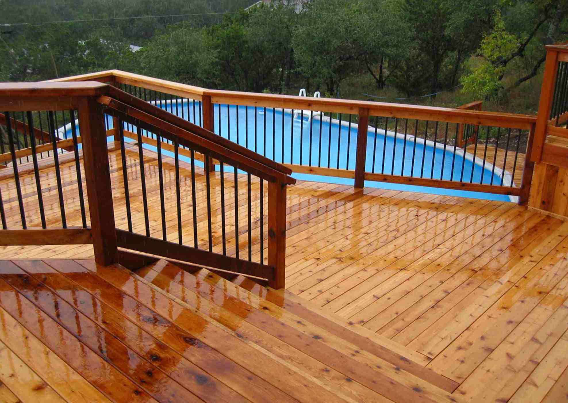 round above ground pools with decks round above ground pool deck