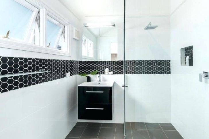 hexagon tile bathroom