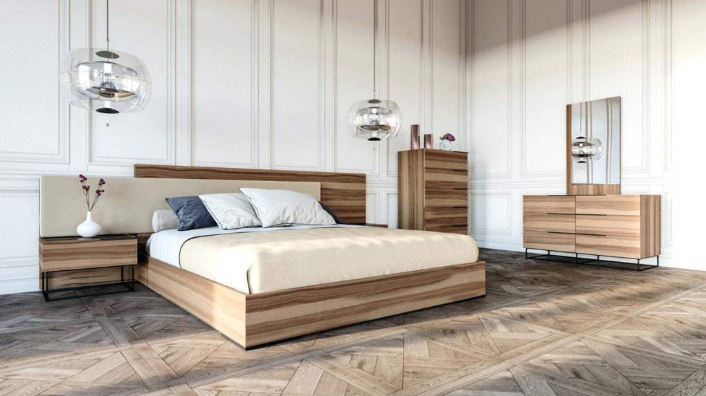 3 Drawer Bedside Cabinet Walnut Effect Bedroom Furniture Brown:  Amazon