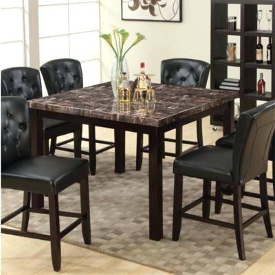 Alexander Julian At Home dining room table, 1 table leaf, 6 chairs