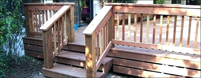 wood deck railing wood deck railing railing simple deck railing designs  best wood handrail ideas intended