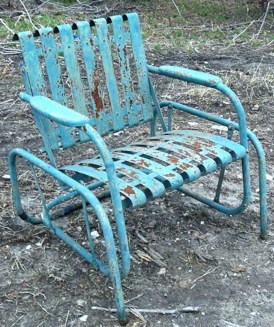 antique patio furniture old metal porch outdoor cheap gliders vintage lawn  glider retro porc